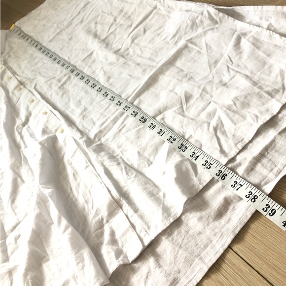 Knix Oversized Beach Coverup Shirt in White Size XL - Picture 9 of 11